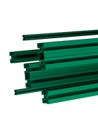 Aluminium-Konstruktionsprofile pulverbeschichtet in Grün (British Racing Green RAL 6005), erhältlich in mehreren Querschnitten | TailoredRig