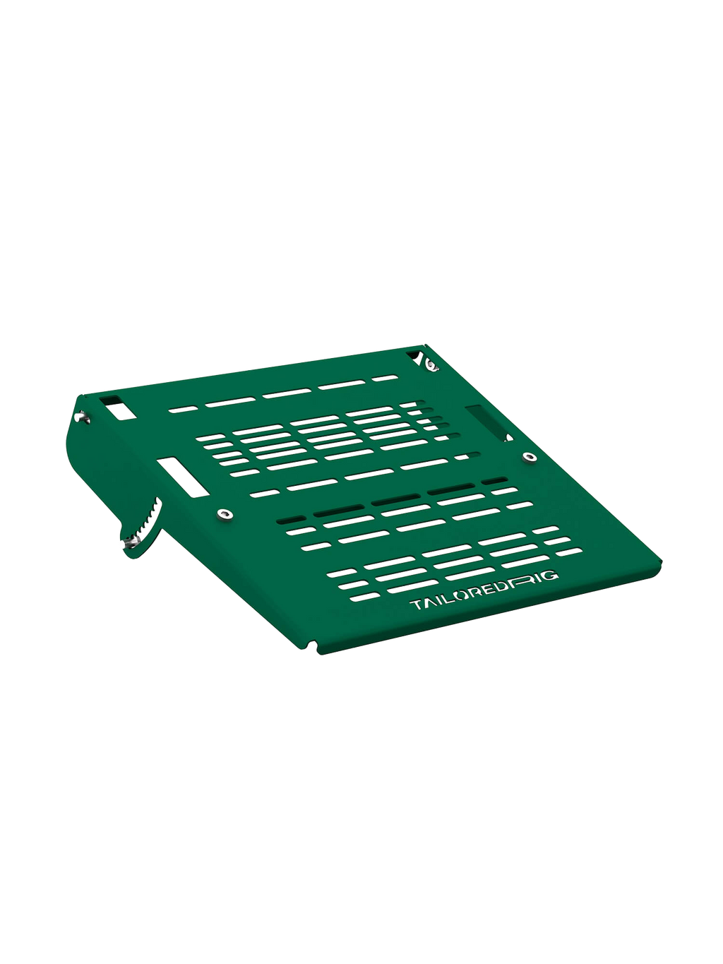 Pedalplatte für Sim Rig – Zubehöransicht leicht gedreht – Farbe Grün | TailoredRig