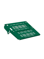 Pedalplatte für Sim Rig – Zubehöransicht leicht gedreht – Farbe Grün | TailoredRig