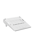 `Pedalplatte für Sim Rig – Zubehöransicht leicht gedreht – Farbe Weiß | TailoredRig