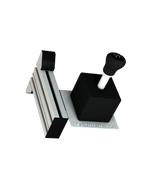 Shifter-Halterung für Sim Rig – Aluminium-Zubehör, leicht gedrehte Ansicht – Farbe Weiß | TailoredRig