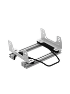 Sitzschienen-System für Sim Rig – Aluminium-Zubehör, leicht gedrehte Ansicht – Farbe Weiß | TailoredRig