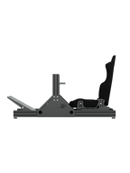 SRR1000 Sim Rig aus Aluminium – Seitenansicht mit Sparco Sitz – Farbe Basalt | TailoredRig