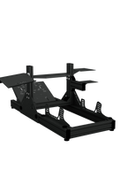 SRR1000 Sim Rig – Rückansicht mit Zubehör – Farbe Schwarz | TailoredRig