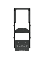 SRR1000 Sim Rig – Draufsicht auf Aluminium-Profilrahmen & Aufbau – Farbe Schwarz | TailoredRig
