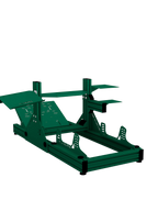SRR1000 Sim Rig – Rückansicht mit Zubehör – Farbe Grün | TailoredRig