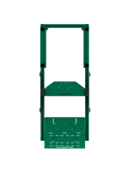 SRR1000 Sim Rig – Draufsicht auf Aluminium-Profilrahmen & Aufbau – Farbe Grün | TailoredRig