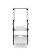 SRR2000 Sim Rig – Draufsicht auf Aufbau & Aluminiumprofile – Farbe Weiß | TailoredRig
