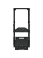 SRR3000 Sim Rig – Draufsicht auf Chassis & Pedalplatte – Farbe Schwarz | TailoredRig