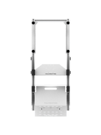 SRR3000 Sim Rig – Draufsicht auf Chassis & Pedalplatte – Farbe Weiß | TailoredRig