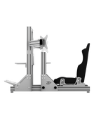SRR4000 Sim Rig – Seitenansicht mit Triple-Screen-Halterung – Farbe Weiß | TailoredRig