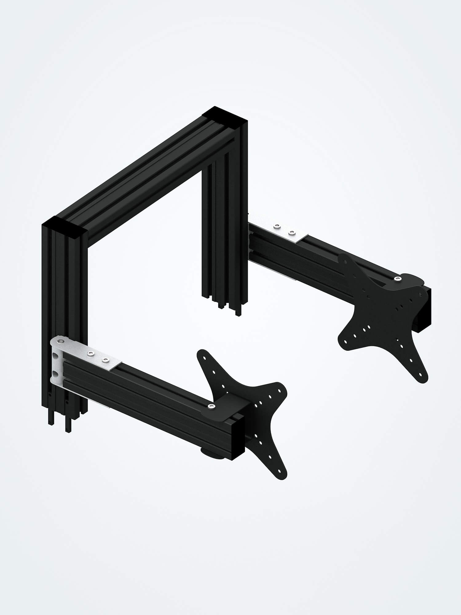 Triple-Screen-Halterung