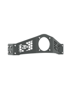 Wheelbase Mount Simucube für Sim Rig – Aluminium-Halterung, Vorderansicht leicht gedreht – Farbe Basalt | TailoredRig